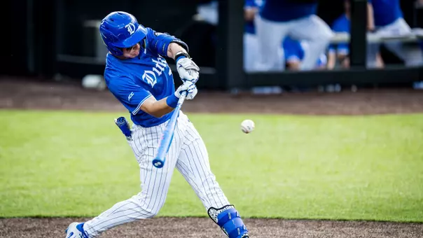 Collin Anderson bats for Duke baseball