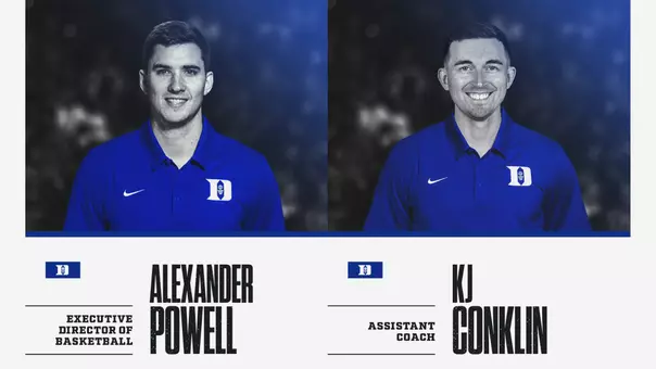Alexander Powell and KJ Conklin - Duke Men's Basketball