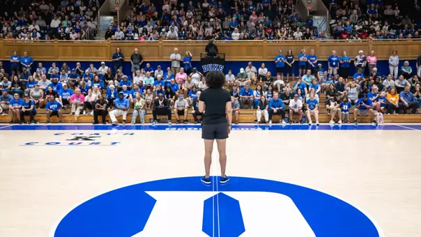 Duke held women's basketball open practice for fans on August 4, 2026