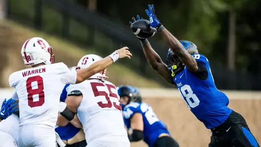 The Duke football team welcomed Stanford to Brooks Field at Wallace Wade Stadium on Saturday, September 19, 2026.