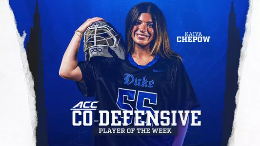Kaiya Chepow_ACC Co-Defensive Player of the Week