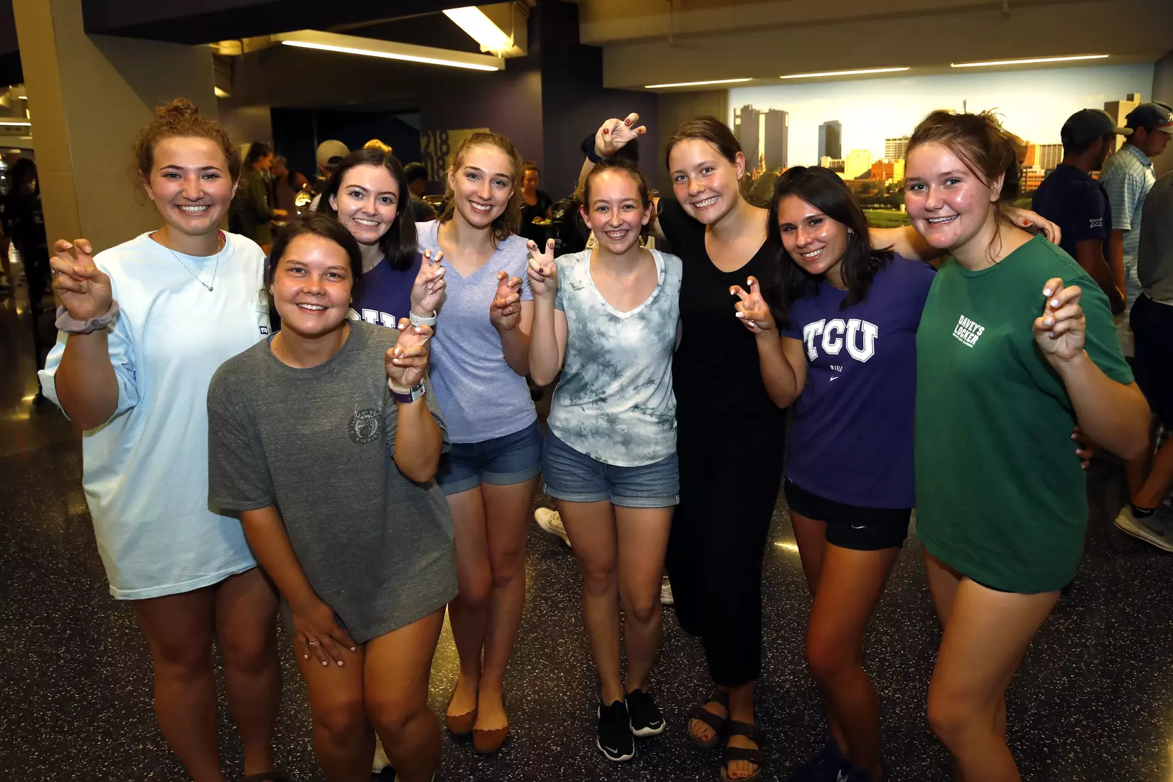TCU athletics welcome back BBQ in Fort Worth, Texas on August 26, 2019. Photo/Gregg Ellman