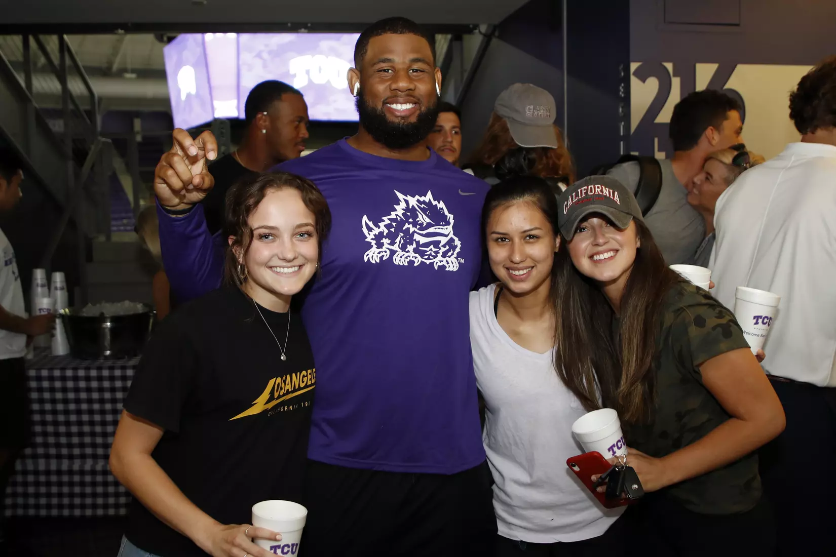 TCU athletics welcome back BBQ in Fort Worth, Texas on August 26, 2019. Photo/Gregg Ellman