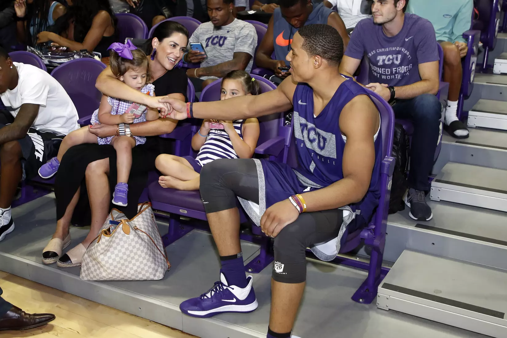 TCU athletics welcome back BBQ in Fort Worth, Texas on August 26, 2019. Photo/Gregg Ellman