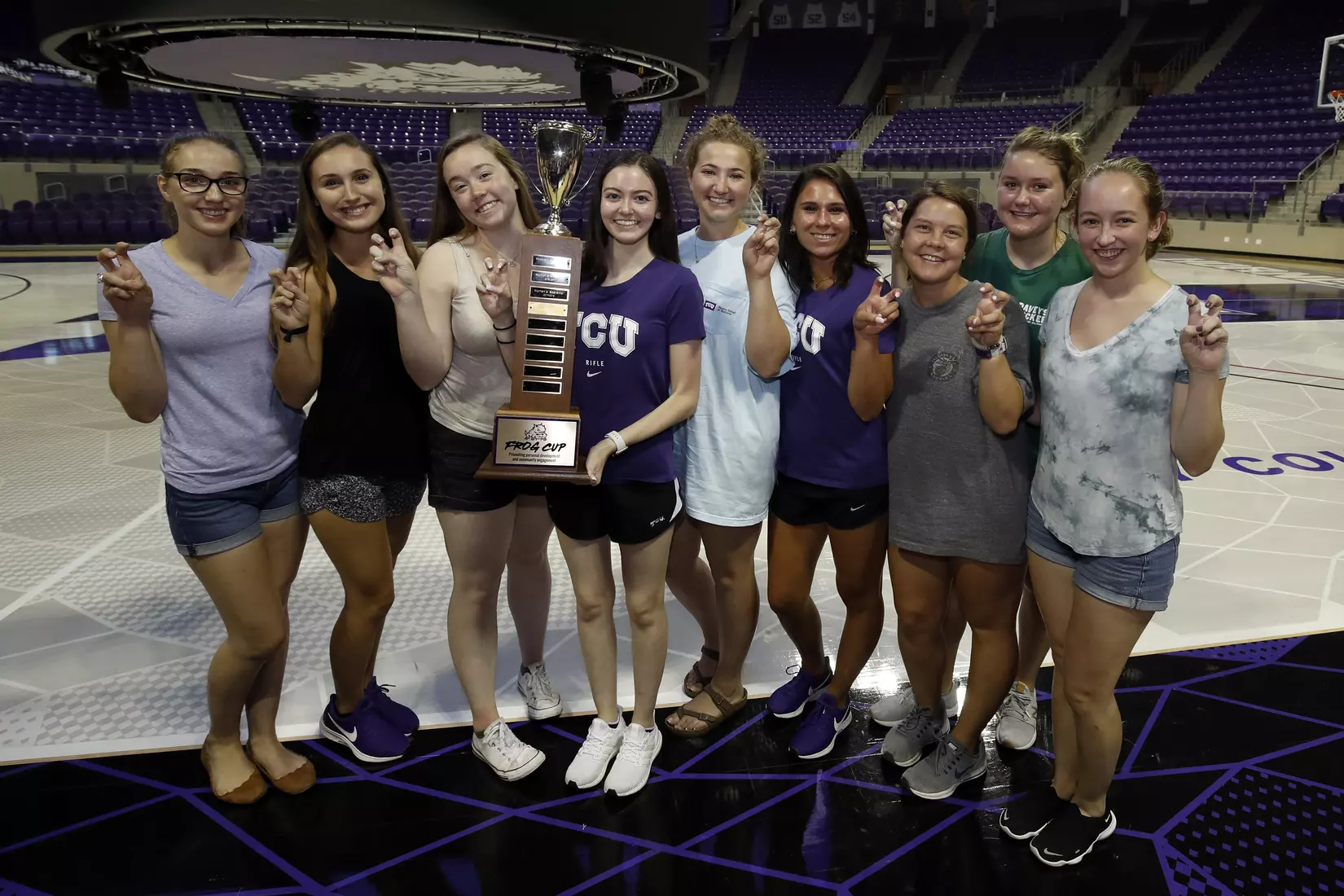 TCU athletics welcome back BBQ in Fort Worth, Texas on August 26, 2019. Photo/Gregg Ellman