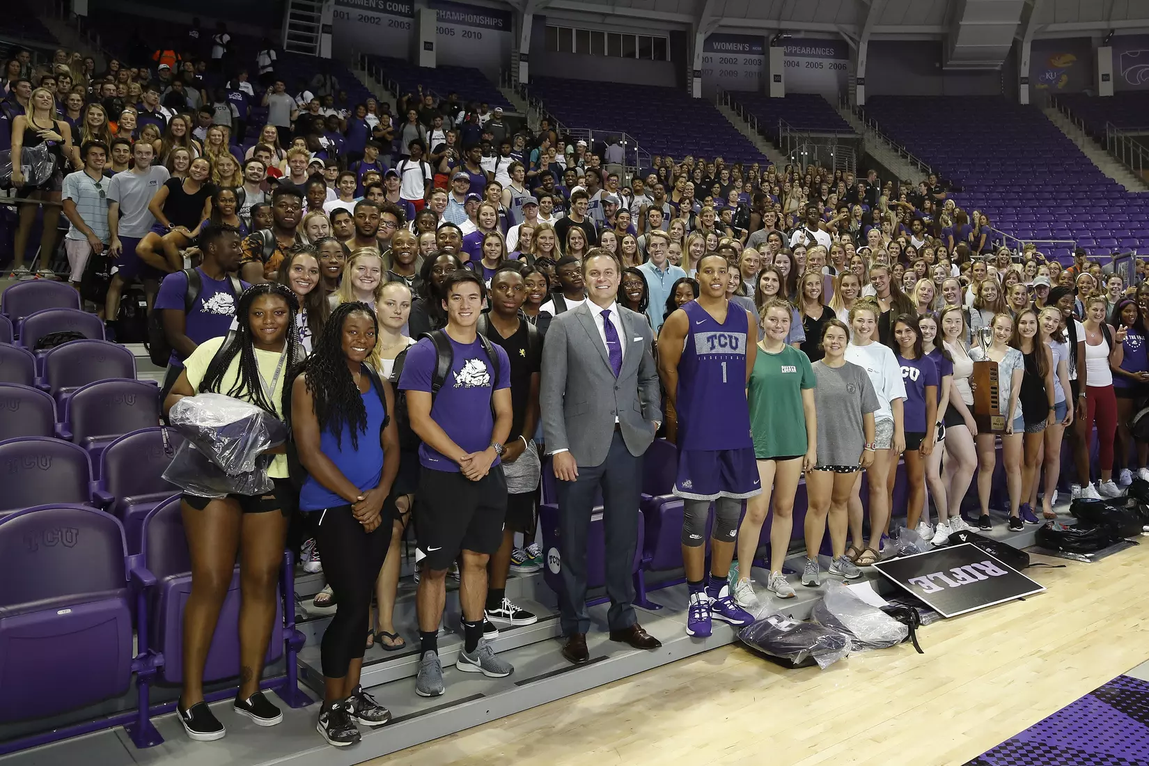 TCU athletics welcome back BBQ in Fort Worth, Texas on August 26, 2019. Photo/Gregg Ellman