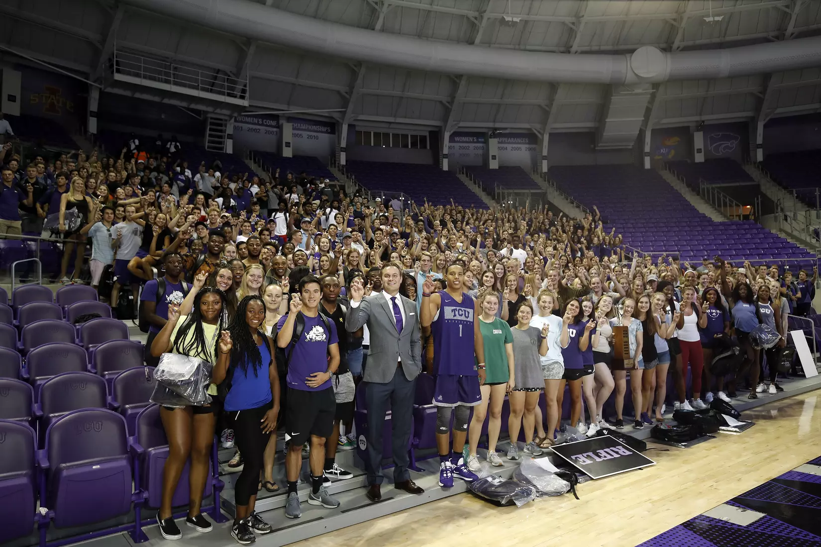 TCU athletics welcome back BBQ in Fort Worth, Texas on August 26, 2019. Photo/Gregg Ellman