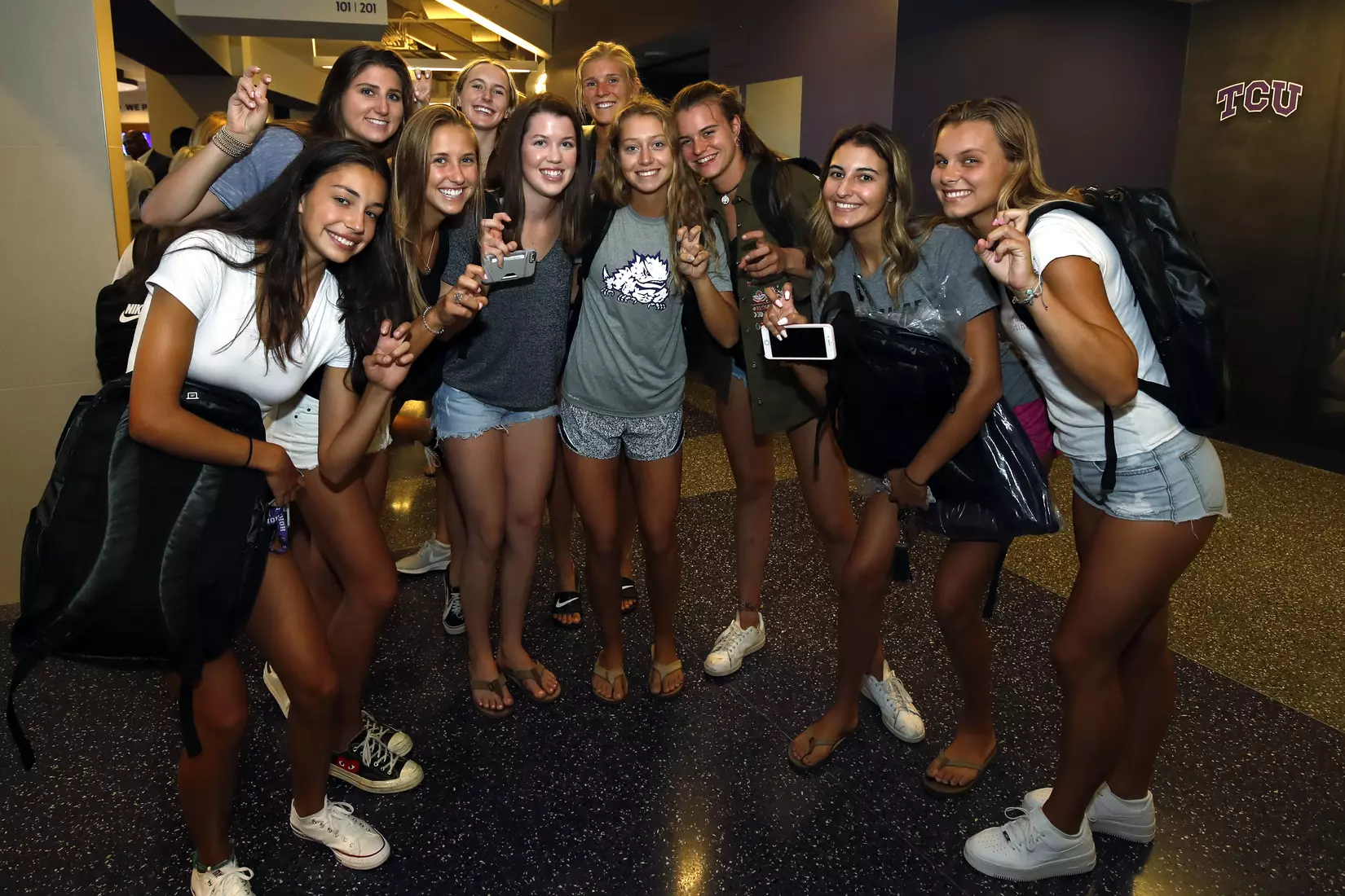 TCU athletics welcome back BBQ in Fort Worth, Texas on August 26, 2019. Photo/Gregg Ellman