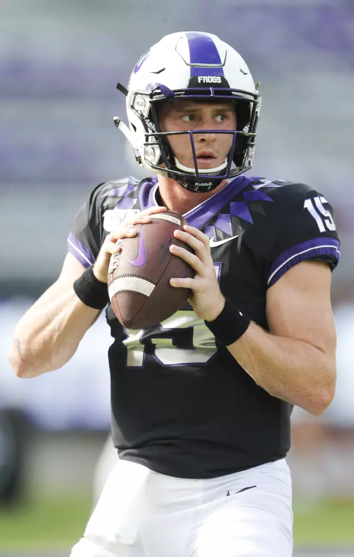 TCU vs Kansas Football at Amon Carter Stadium in Fort Worth, Texas on September 28, 2019. (Photo/Sharon Ellman)