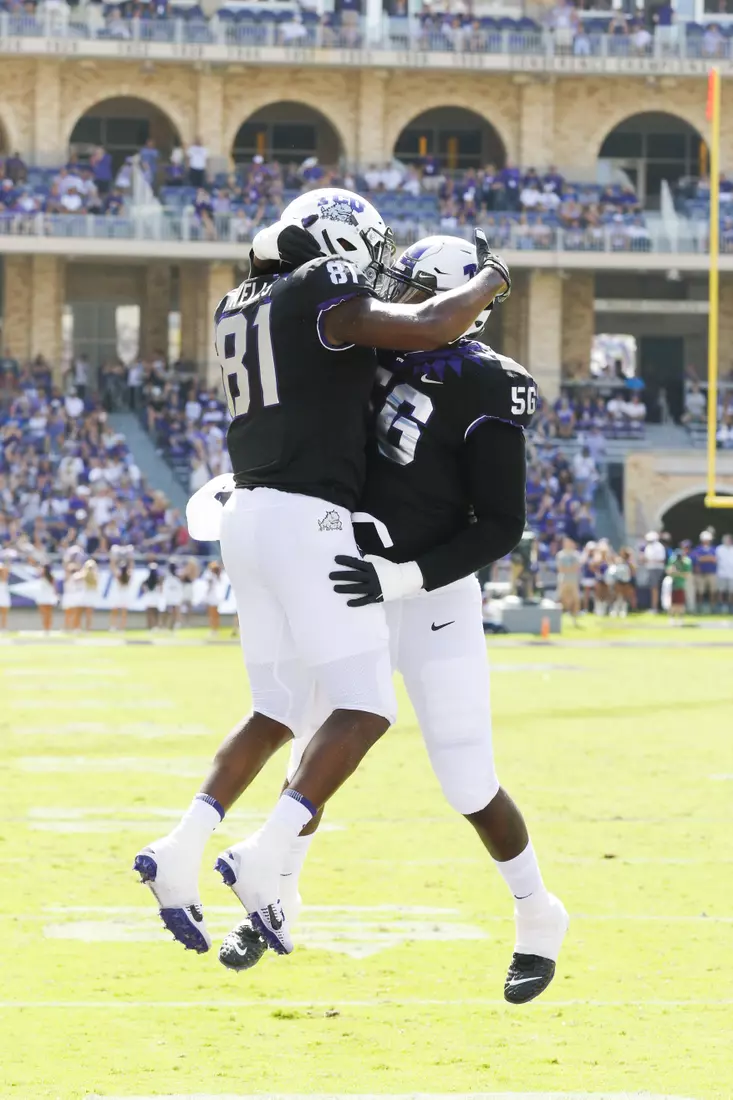TCU vs Kansas Football at Amon Carter Stadium in Fort Worth, Texas on September 28, 2019. (Photo/Sharon Ellman)