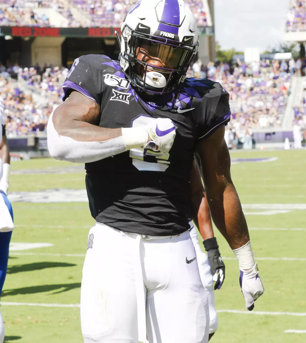 TCU vs Kansas Football at Amon Carter Stadium in Fort Worth, Texas on September 28, 2019. (Photo/Sharon Ellman)