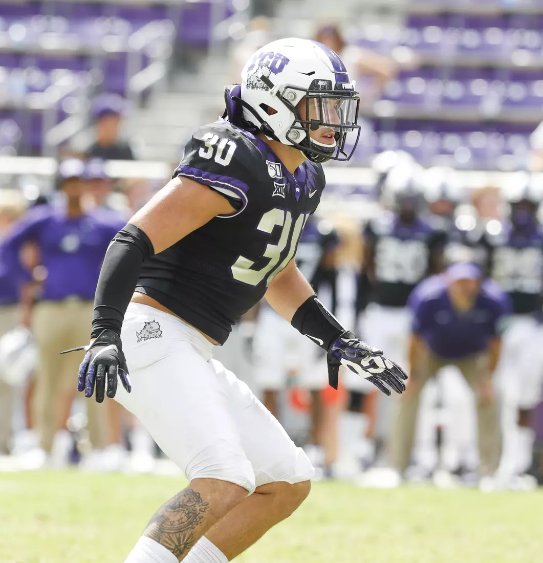 TCU vs Kansas Football at Amon Carter Stadium in Fort Worth, Texas on September 28, 2019. (Photo/Sharon Ellman)