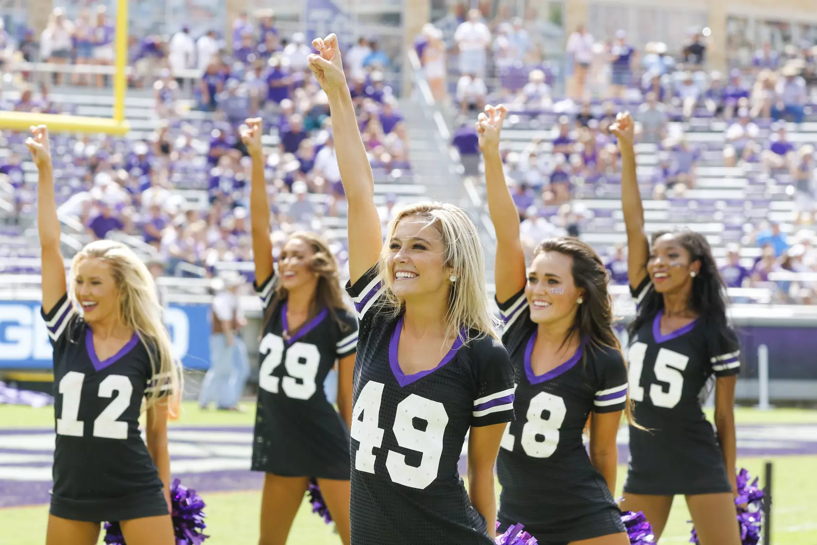 TCU vs Kansas Football at Amon Carter Stadium in Fort Worth, Texas on September 28, 2019. (Photo/Sharon Ellman)
