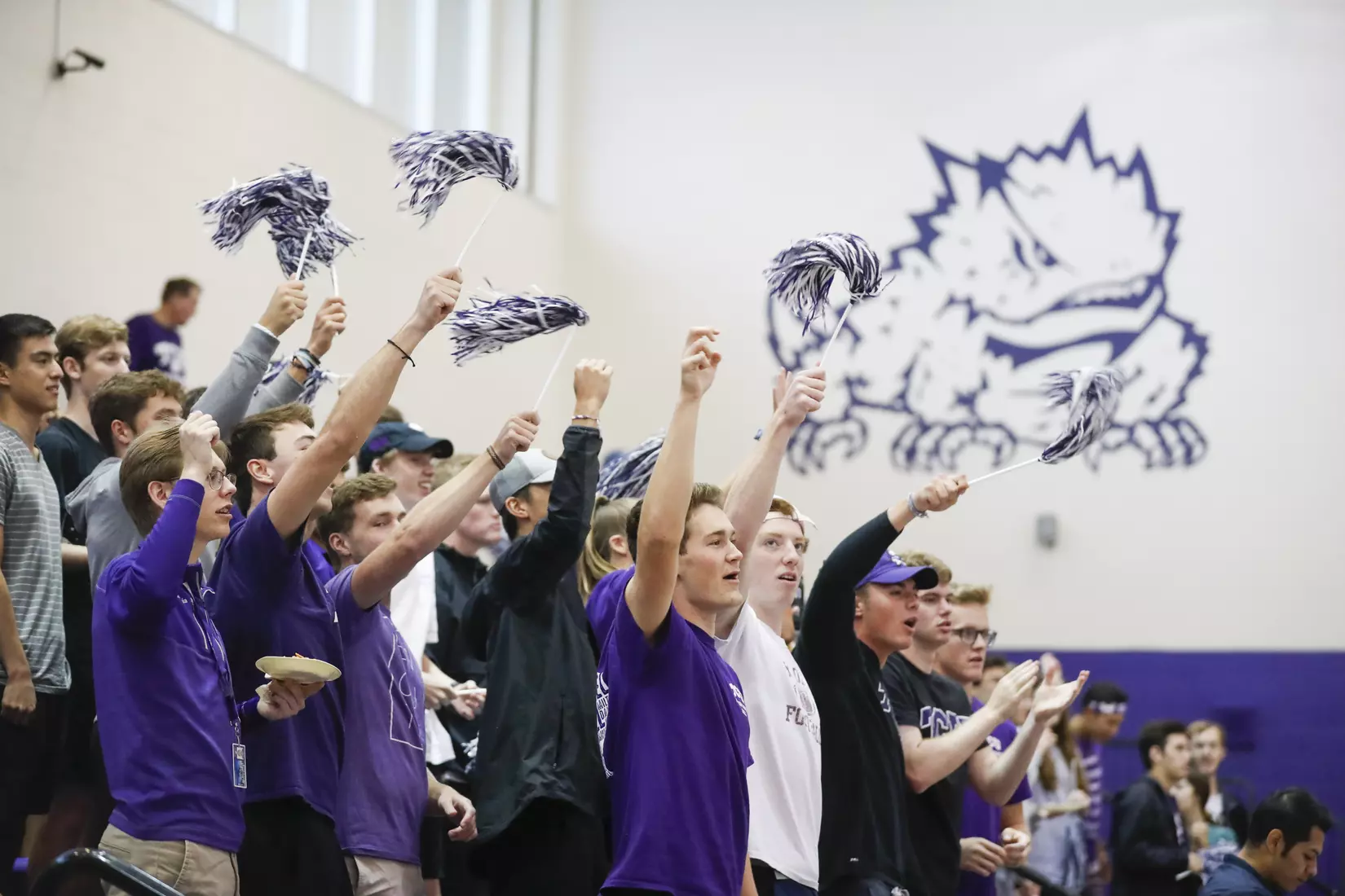 TCU vs High Point University Volleyball in Fort Worth, Texas on August 30, 2019. (Photo/Sharon Ellman)