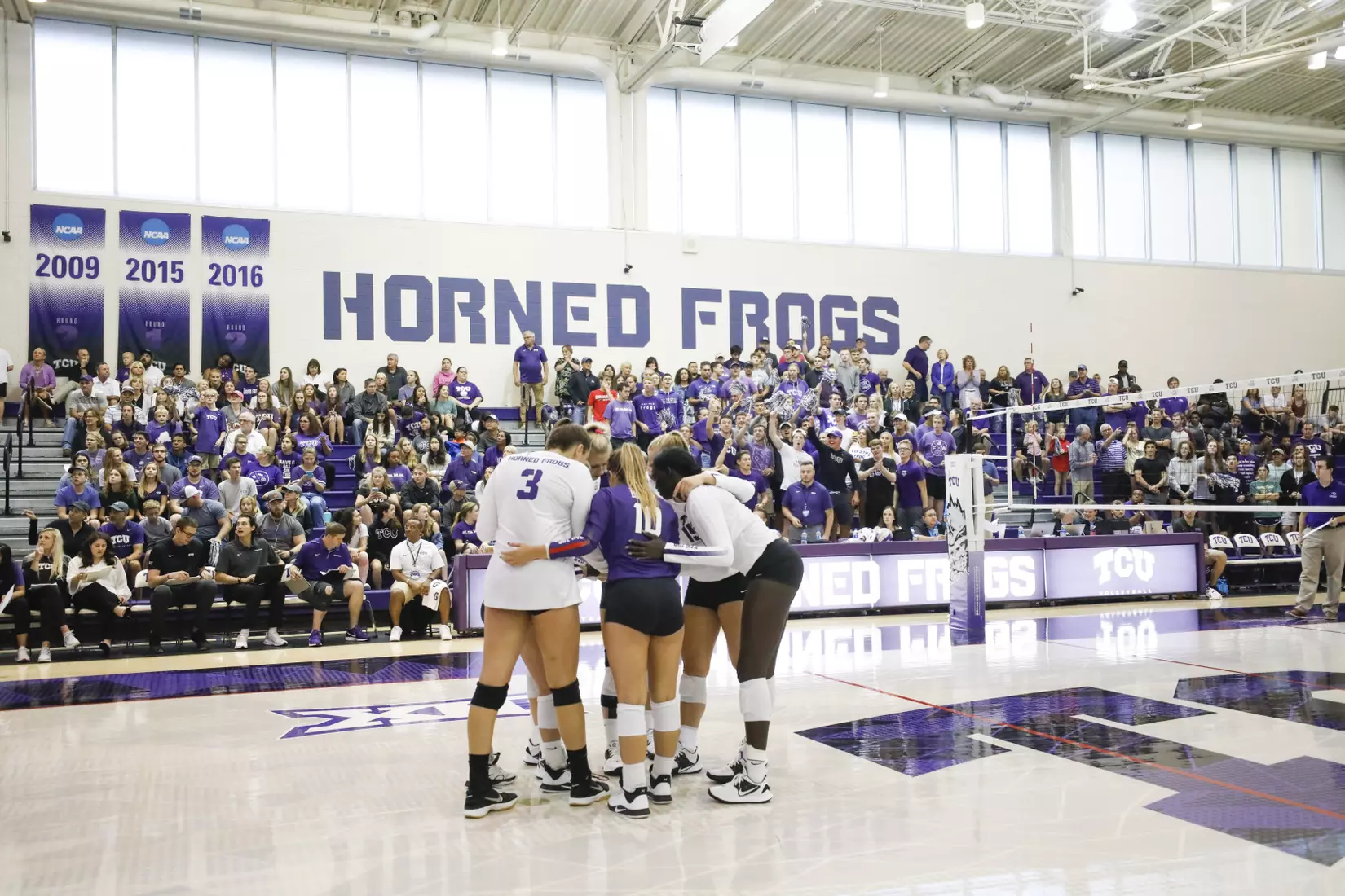 TCU vs High Point University Volleyball in Fort Worth, Texas on August 30, 2019. (Photo/Sharon Ellman)