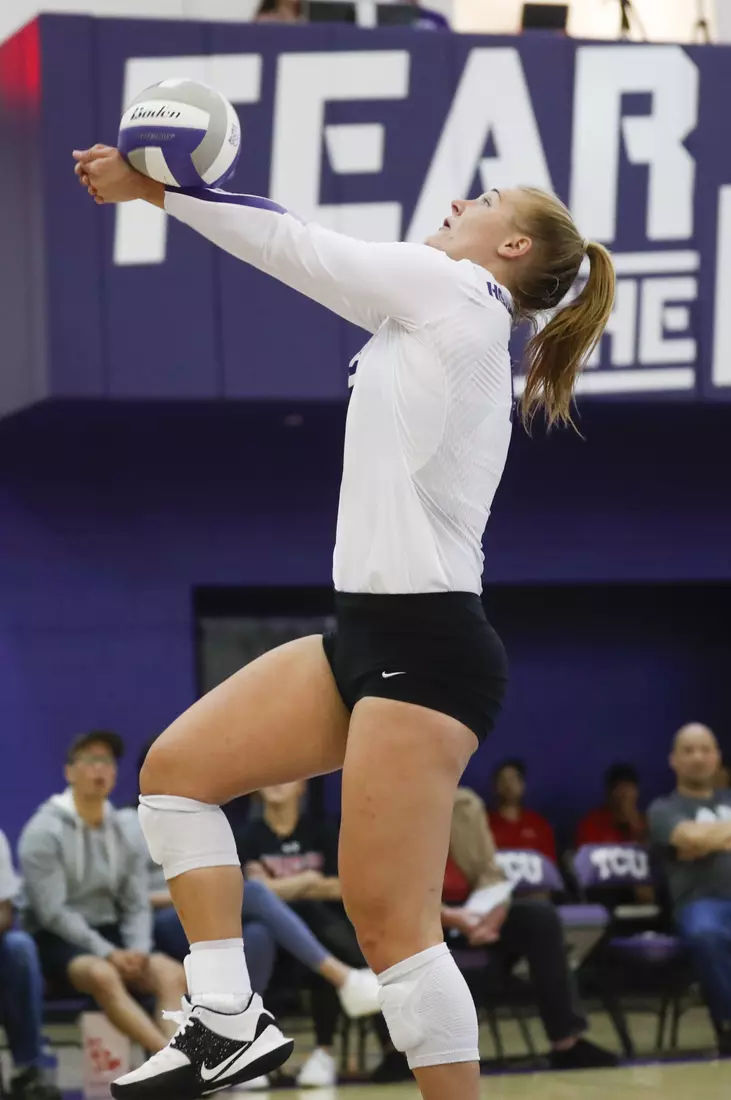 TCU vs High Point University Volleyball in Fort Worth, Texas on August 30, 2019. (Photo/Sharon Ellman)