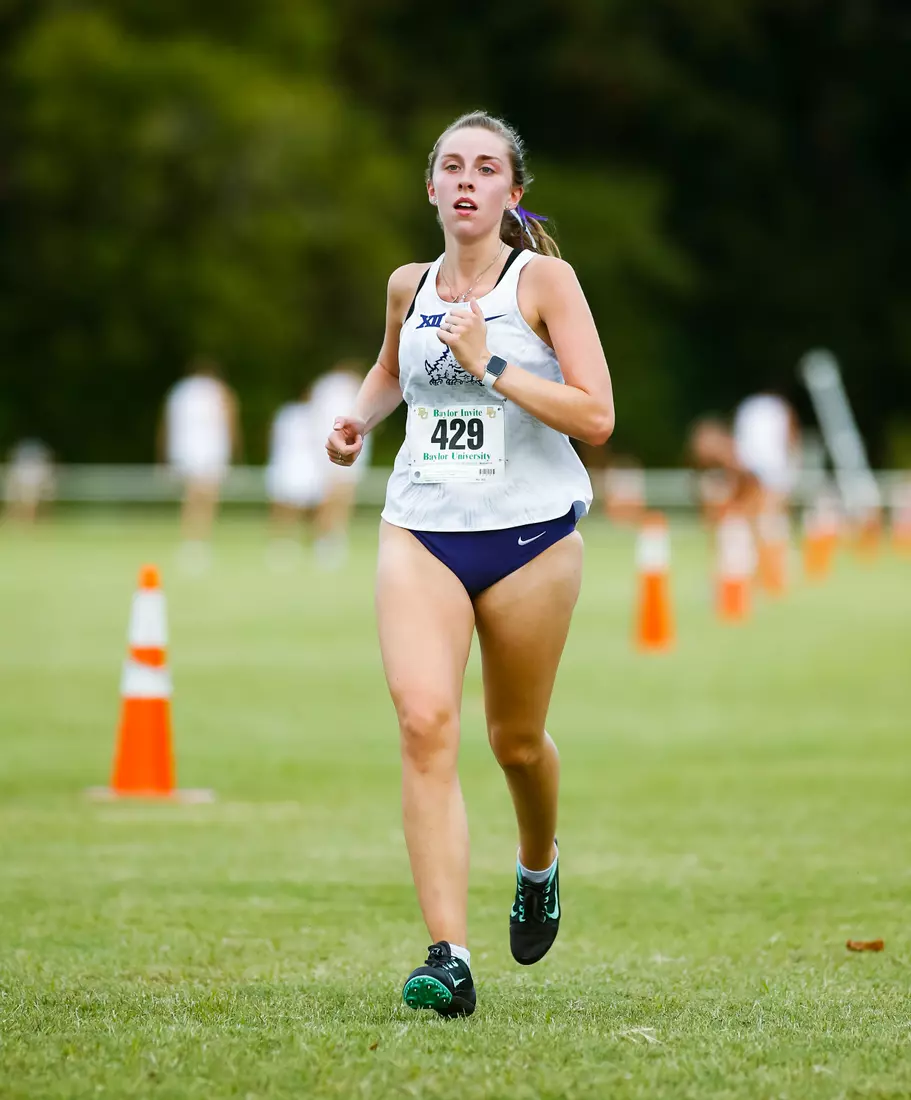 TCU Cross Country competes at the Bear Twilight Invitational meet in Waco, Texas on August 30, 2019. (Photo/Ellman Photography)