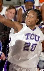 Sandora Irvin became TCU's all-time leading scorer Saturday.