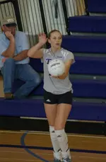 Emily Allen aced 12 serves en route to her first-ever all-tournament honor this weekend.