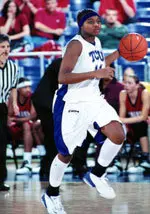 Natasha Lacy recorded her third career double-double Sunday against UTA.