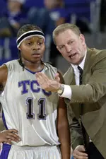 Natasha Lacy is one of Jeff Mittie's experienced guards this season.