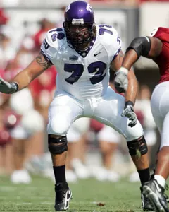 TCU offensive tackle Michael Toudouze was a first-team All-MWC selection.