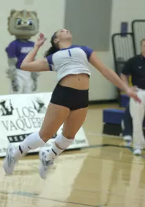 Talaya Whitfield recorded a new career high with 15 kills.