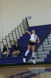 Lauren Otto posted a double-double with 10 kills and 10 digs.