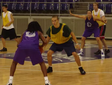 A member of the Frog Squad faces up against Moneka Knight