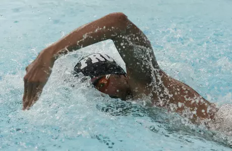 Senior Alejandro Gomez recorded his third win of the season against Air Force Thursday