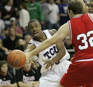Neiman Owens scored a team-high 11 points for TCU against Texas Tech.