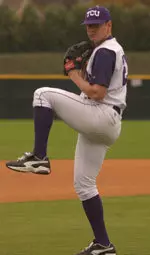 Shawn Ferguson (pictured), Omar Arif and Jake Arrieta combined to limit the Bobcats to a run on seven hits.
