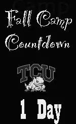 The Frogs begin Fall Camp Friday