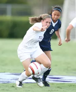 Lizzy Karoly posted two goals against Oral Roberts.