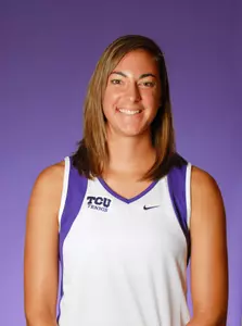 Macall Harkins (pictured) and Anna Sydorska fell in the doubles championship on Tuesday