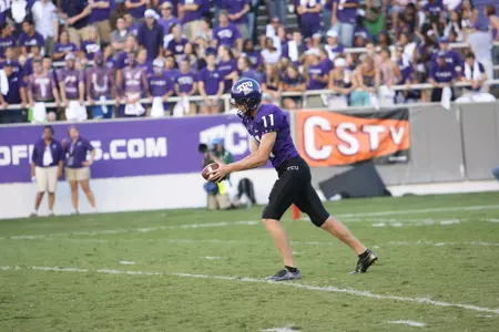 TCU punter Derek Wash ranks 12th nationally with a 45.0 season average.