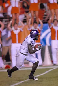 Marcus Brock is one of 20 Frog seniors who will play for the final time at Amon G. Carter Stadium Saturday.
