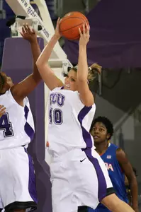 Jenna Lohse shot 6-for-8 from the field for her first double-digit scoring effort of the season.