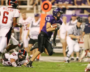 Derek Moore has made 16 starts in his career while totaling 45 receptions.