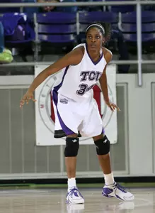 Ashley Davis has played in the NCAA Tournament in all four of her playing years at TCU.