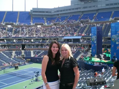 Ana Cetnik (left) and Anna Sydorska (right) were honored this weekend in New York