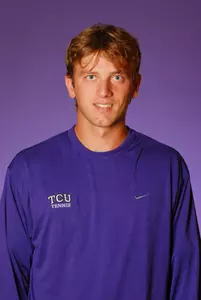 TCU newcomer Adrian Simon upset the No. 7 seed in the opening round on Friday