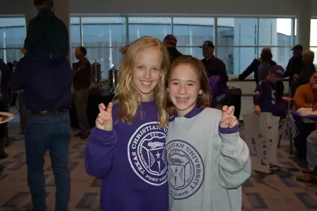 Inside and outside of Reliant Stadium, TCU fans enhanced the excitement leading up to kickoff.
