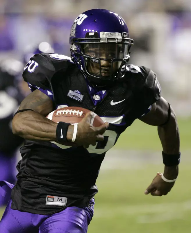 Jeremy Kerley rushes against BYU. (AP Photo/Donna McWilliam)