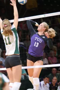 Devon Kirk had 12 kills in the victory.