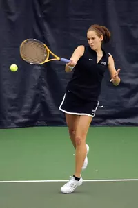 Katariina Tuohimaa won her fourth match of the season on Wednesday against SMU