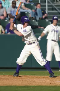 Steve Ellington led the Frog offense with two hits.