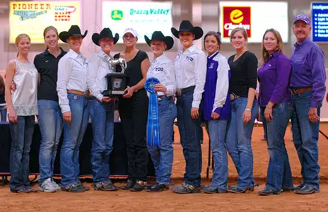 The TCU equestrian team won the title in just its second year of competition