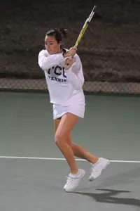 Macall Harkins (pictured) and Anna Sydorska will compete in the round of 16 on Friday