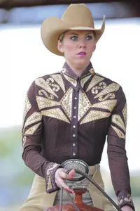 Kelsey Huffman earned victories in horsemanship and reining